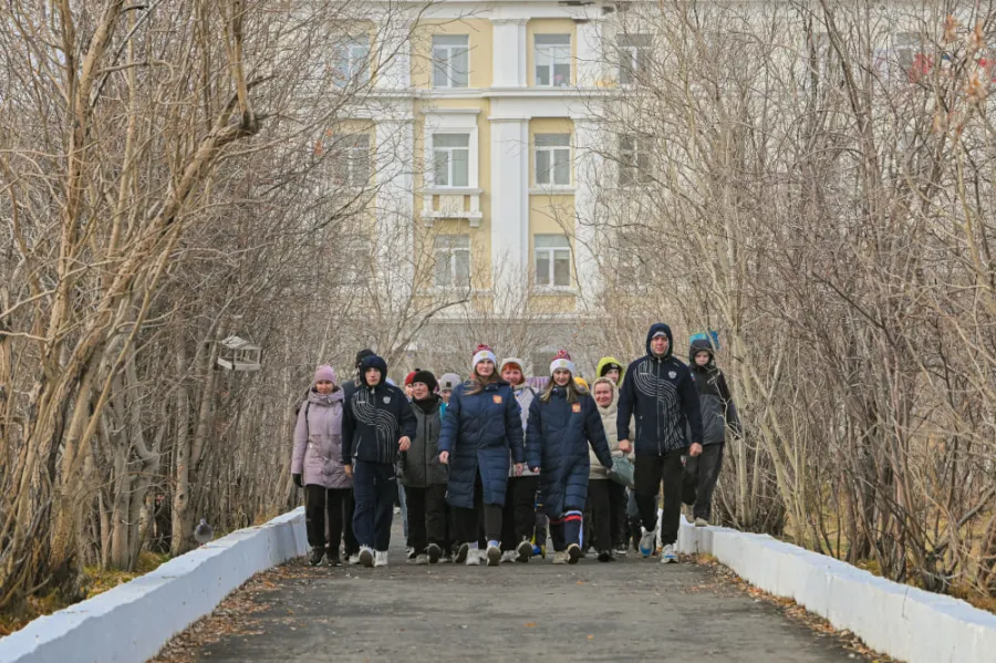 Норильчане прошли 10 000 шагов ради здоровья сердца