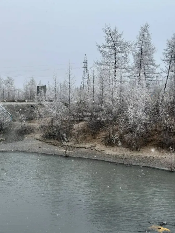 Серебряная осень в Талнахе ❄️